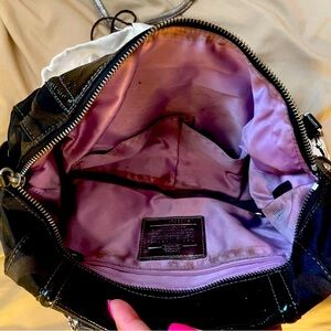 Coach bag and matching wallet in great condition.